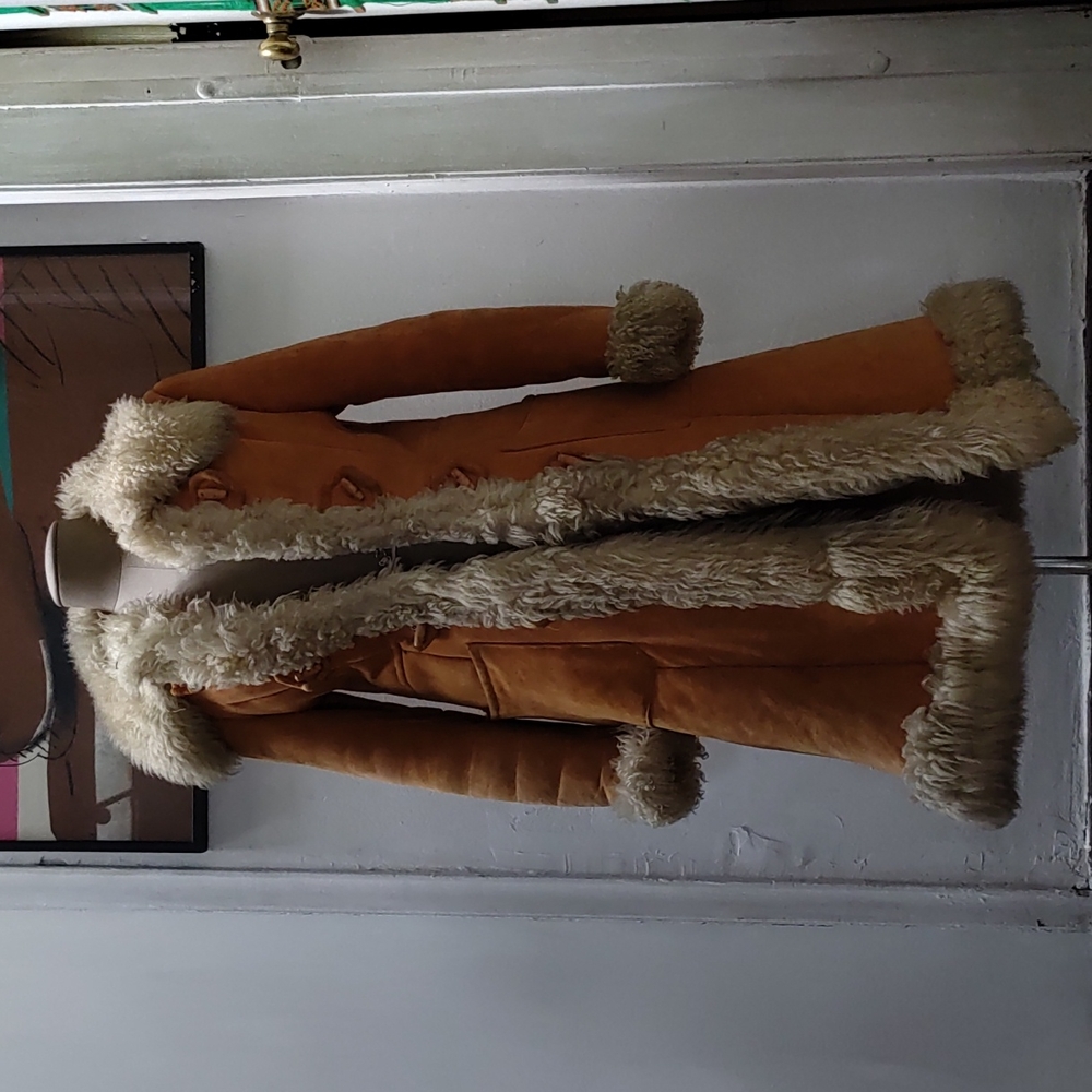 1970s Turkish sheepskin shearling coat.